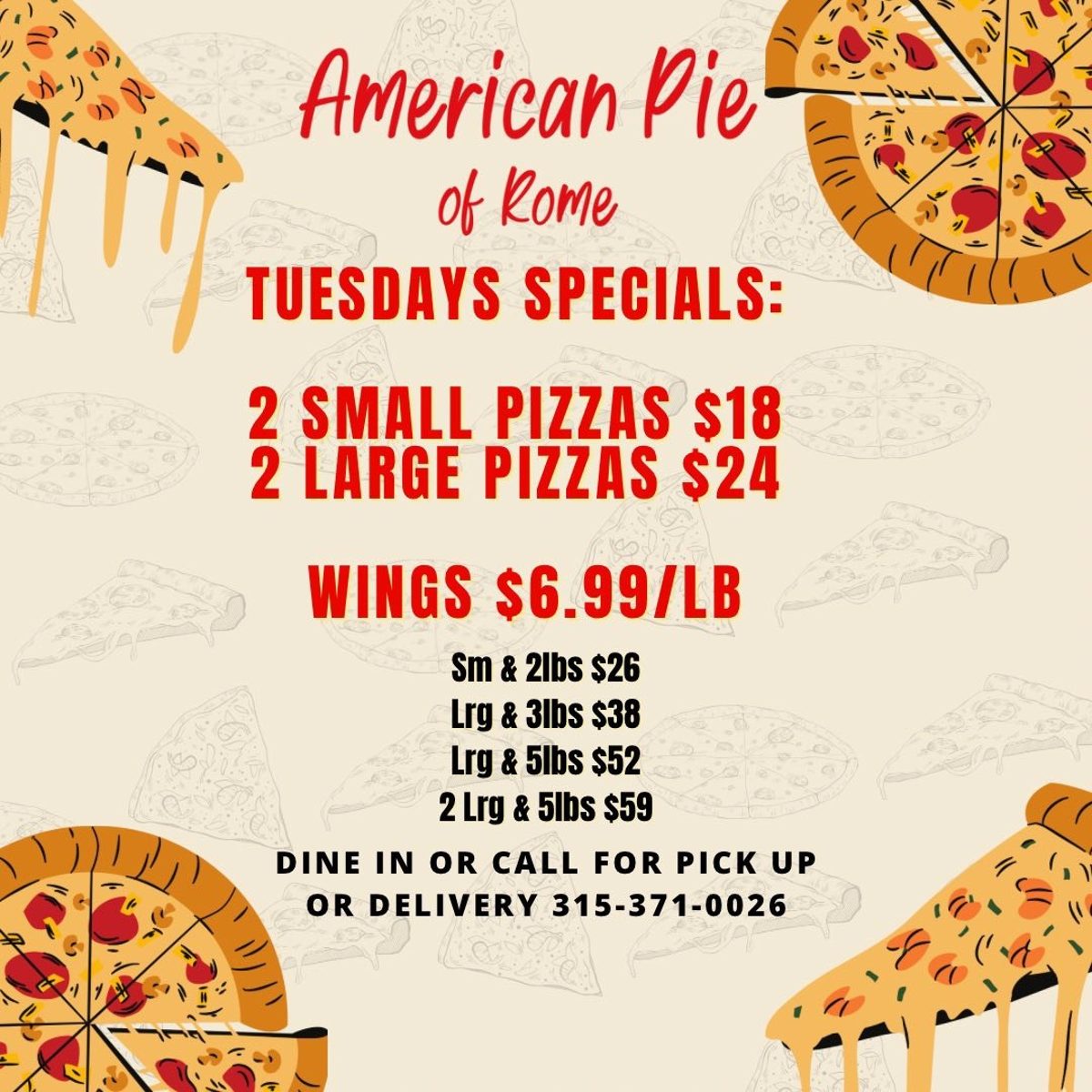 Tuesday Deals